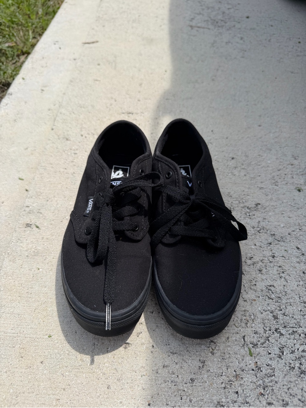 Vans Children’s Authentic Canvas Sneakers - Black